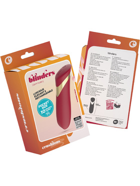 Crushious: Blinders, Rechargeable Vibrating Bullet, röd