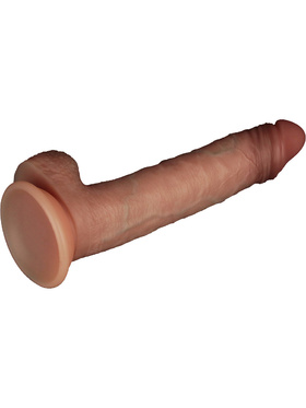 LoveToy: Sliding Skin Pro Silicone Dildo, 21.5 cm