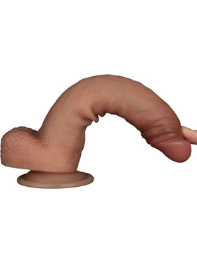 LoveToy: Sliding Skin Pro Silicone Dildo, 21.5 cm