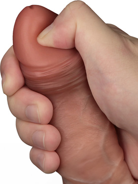 LoveToy: Sliding Skin Pro Silicone Dildo, 21.5 cm