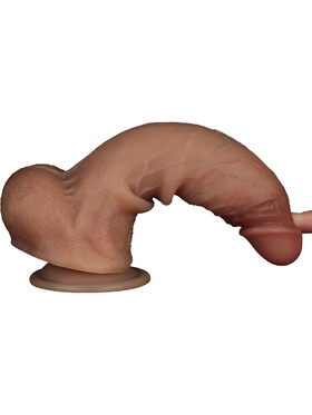 LoveToy: Sliding Skin Pro Silicone Dildo, 21 cm