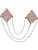 Cottelli Accessories: Nipple Stickers Square, guld