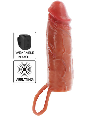Toy Joy: Get Real, Hydrated Skin Vibr. Penis Sleeve, 16 cm