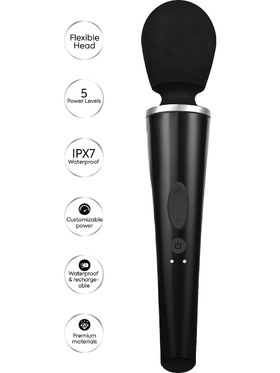 Caresse: Compact Wand Massager, svart