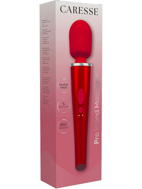 Caresse: Pro Wand Massager, röd