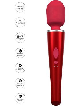 Caresse: Pro Wand Massager, röd