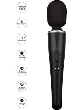 Caresse: Pro Wand Massager, svart