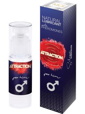 Attraction: Natural Lube with Pheromones for Him, 50 ml