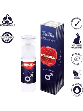 Attraction: Natural Lube with Pheromones for Him, 50 ml