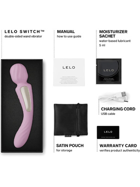 LELO: Switch, Double-Ended Wand Vibrator, rosa