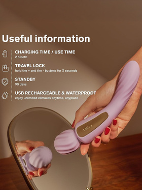 LELO: Switch, Double-Ended Wand Vibrator, lila