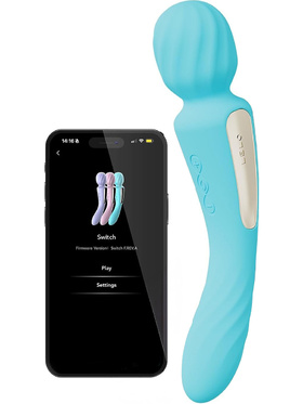 LELO: Switch, Double-Ended Wand Vibrator, turkos