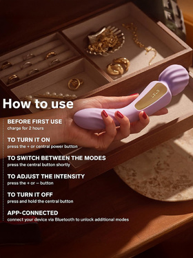 LELO: Switch, Double-Ended Wand Vibrator, turkos