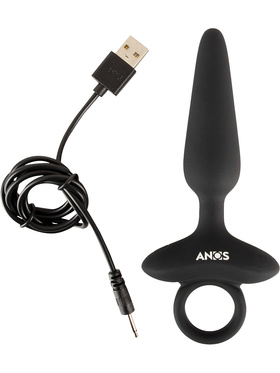 Anos: Flexible Butt Plug with Vibration Anos: Flexible Butt Plug with Vibration