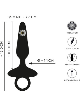 Anos: Flexible Butt Plug with Vibration Anos: Flexible Butt Plug with Vibration