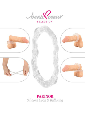 Beau Coeur: Parinor Silicone Cock & Ball Ring