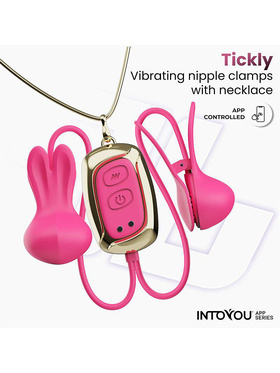 IntoYou: Tickly, Vibrating Nipple Clamps with App
