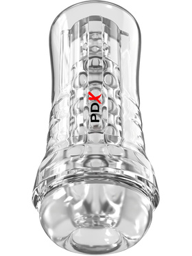 Pipedream PDX Elite: ViewTube Plus, See-Thru EZ-Grip Stroker