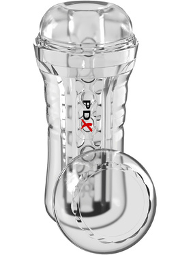 Pipedream PDX Elite: ViewTube Plus, See-Thru EZ-Grip Stroker