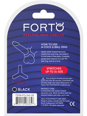 Forto: F-59 Tri-Cock & Ball Ring