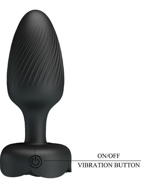 Pretty Love: Varian 2, Vibrating Butt Plug with Color LED