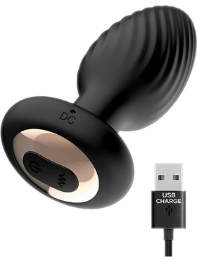 IntoYou: Drago, Twister Vibrating Anal Plug with Remote