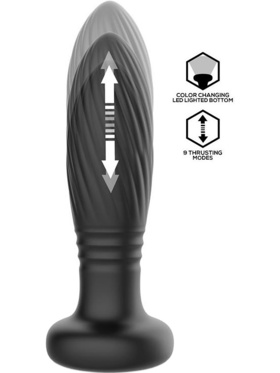 IntoYou: Tainy, Thrusting LED Lighted Anal Plug with Remote