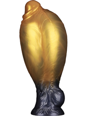 LoveToy: Aerosx, Dual Density Inflatable Dildo, 19 cm, guld/svart LoveToy: Aerosx, Dual Density Inflatable Dildo, 19 cm, guld/svart