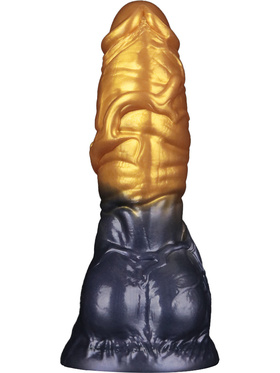 LoveToy: Aerosx, Dual Density Inflatable Dildo, 19 cm, guld/svart LoveToy: Aerosx, Dual Density Inflatable Dildo, 19 cm, guld/svart