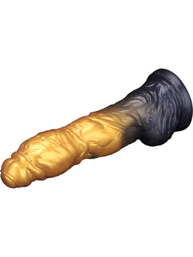 LoveToy: Aerosx, Dual Density Inflatable Dildo, 25 cm, guld/svart LoveToy: Aerosx, Dual Density Inflatable Dildo, 25 cm, guld/svart