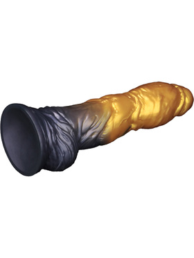 LoveToy: Aerosx, Dual Density Inflatable Dildo, 25 cm, guld/svart LoveToy: Aerosx, Dual Density Inflatable Dildo, 25 cm, guld/svart