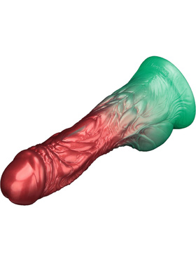LoveToy: Aerosx, Dual Density Inflatable Dildo, 21 cm, röd/grön LoveToy: Aerosx, Dual Density Inflatable Dildo, 21 cm, röd/grön