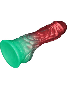 LoveToy: Aerosx, Dual Density Inflatable Dildo, 21 cm, röd/grön LoveToy: Aerosx, Dual Density Inflatable Dildo, 21 cm, röd/grön