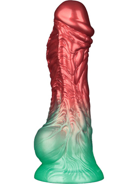 LoveToy: Aerosx, Dual Density Inflatable Dildo, 21 cm, röd/grön LoveToy: Aerosx, Dual Density Inflatable Dildo, 21 cm, röd/grön