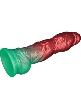 LoveToy: Aerosx, Dual Density Inflatable Dildo, 25 cm, röd/grön LoveToy: Aerosx, Dual Density Inflatable Dildo, 25 cm, röd/grön