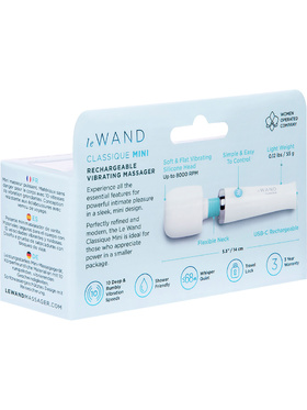 Le Wand: Classique Mini, Rechargeable Vibrating Massager