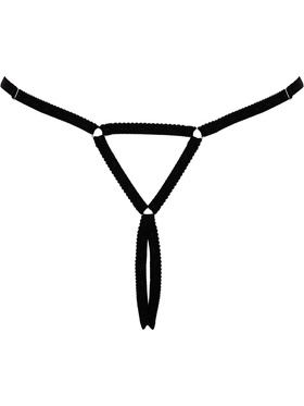 Cottelli Lingerie: Crotchless String with Gem, One Size
