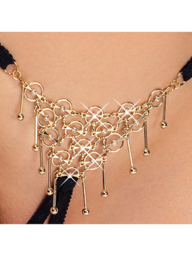 Cottelli Lingerie: Crotchless String with Decoration, One Size