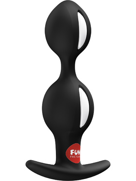 Fun Factory: B Balls Duo, Anal Plug,  svart