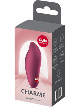 Fun Factory: Charme Bullet Vibrator, vinröd