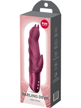 Fun Factory: Darling Devil, Rabbit Vibrator, röd