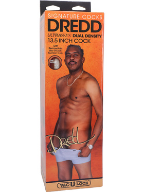 Signature Cocks: Dredd, Realistic Ultraskyn Dildo, 34 cm