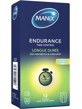 Manix: Eudurance Time Control Kondomer, 12-pack