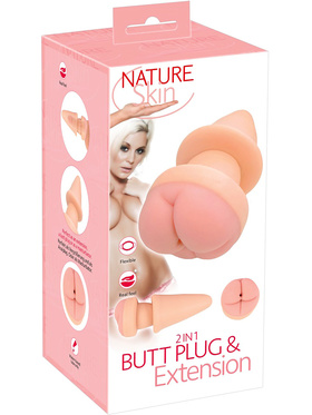Nature Skin: 2in1 Butt Plug & Extension
