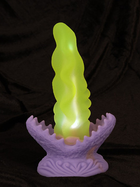 Beasty Cocks: Passion Plant, Creature Dildo with LED, 22 cm