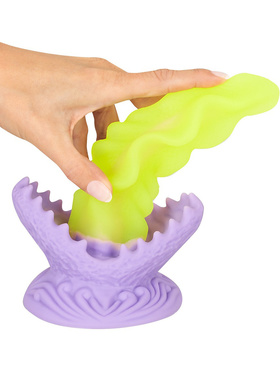 Beasty Cocks: Passion Plant, Creature Dildo with LED, 22 cm