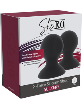 She.E.O: Silicone Nipple Suckers, large