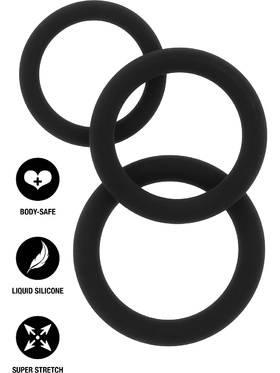 Hidden Desire: Extreme, Stamina Starter C-Rings, 3-pack