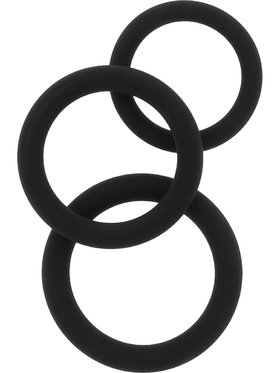 Hidden Desire: Extreme, Stamina Starter C-Rings, 3-pack