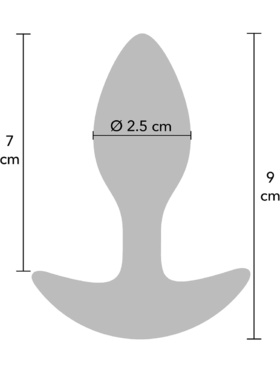 Hidden Desire: Extreme, Weighted Anal Plug, 90 g
